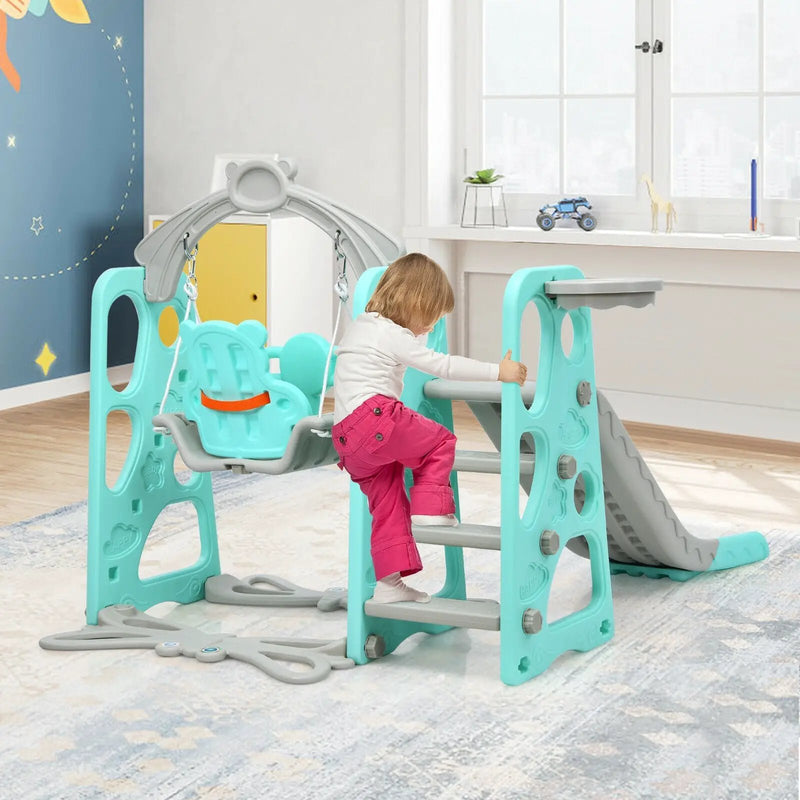 3 in 1 Toddler Climber and Swing Set Slide Playset by DirectDeals