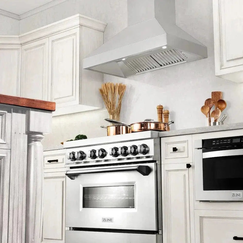 ZLINE 54" Stainless Steel Wall Range Hood 597-54 by Farmhouse Kitchen and Bath