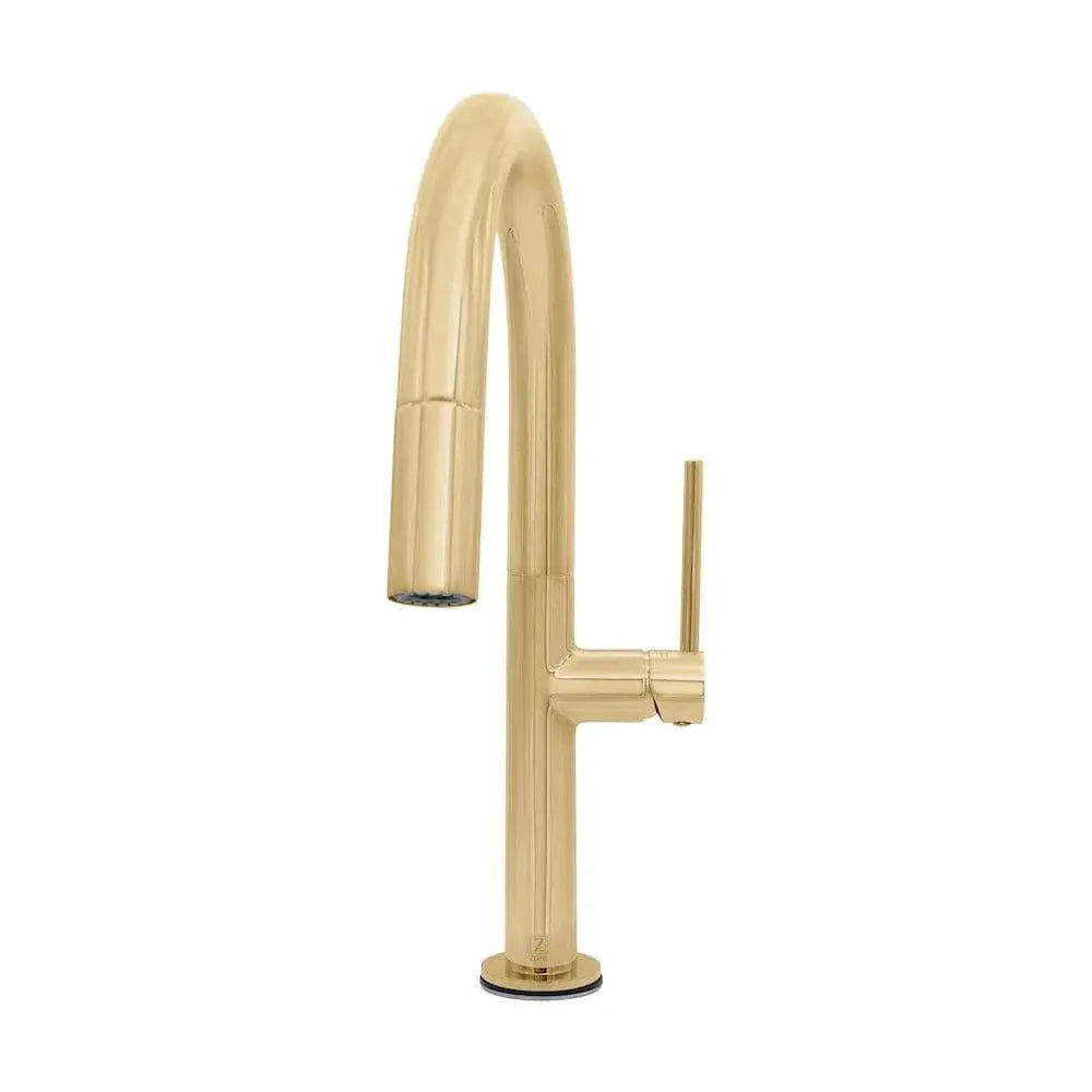 ZLINE Voltaire Kitchen Faucet, Polished Gold, VLT-KF-PG by Farmhouse Kitchen and Bath