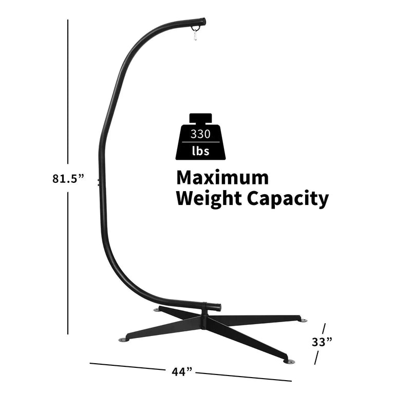 Solid Steel C Hammock Frame Stand by DirectDeals