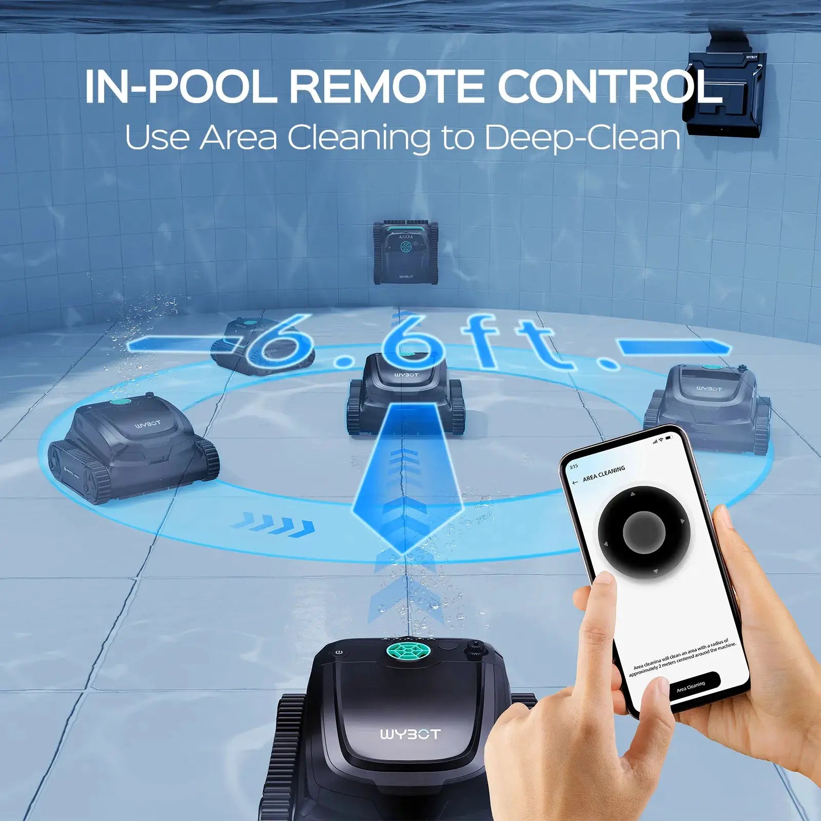 WYBOT Full Pool Solution Bundle-S2 Solar Vison & F1 by WYBOT