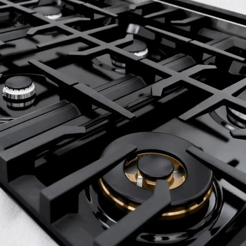 ZLINE 36" Classic Gas Range, Convection Gas Oven DuraSnow® Stainless Steel, CGRS-36 by Farmhouse Kitchen and Bath