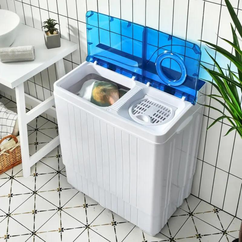 26 Pound Portable Semi-automatic Washing Machine with Built-in Drain Pump, photo 2 of 9