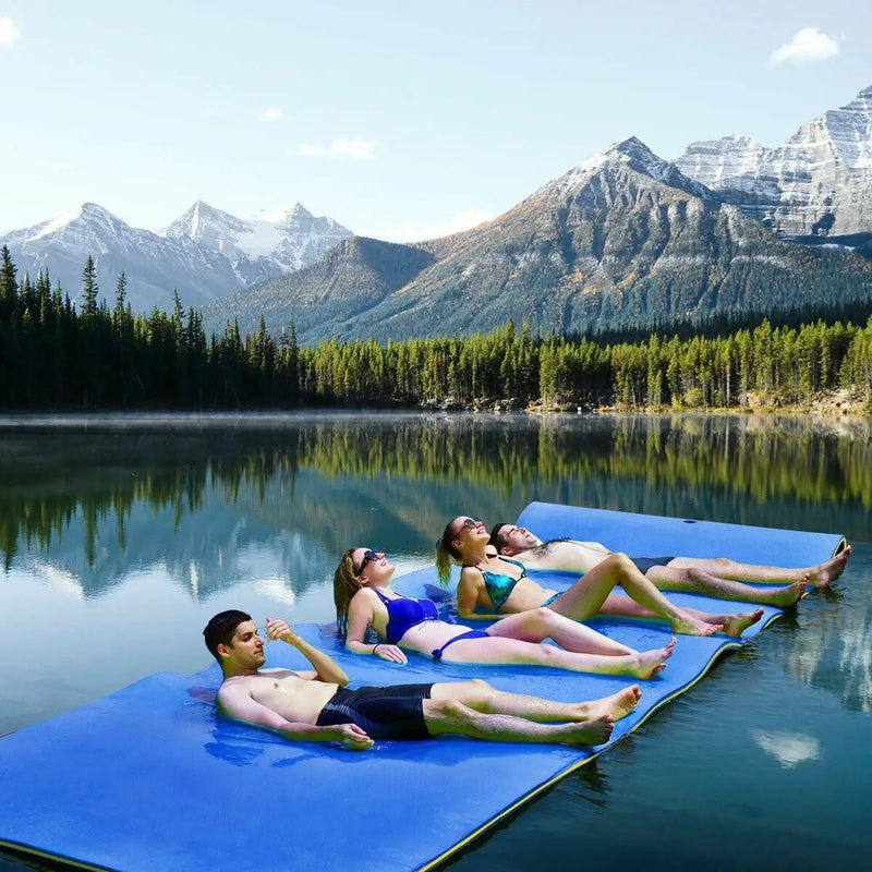 12’ x 6’ 3 Layer Floating Water Pad-Green by DirectDeals