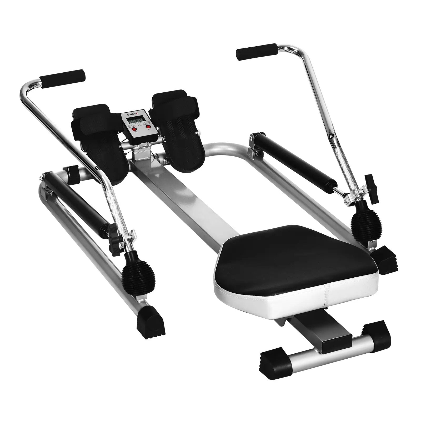 Exercise Adjustable Double Hydraulic Resistance Rowing Machine by DirectDeals