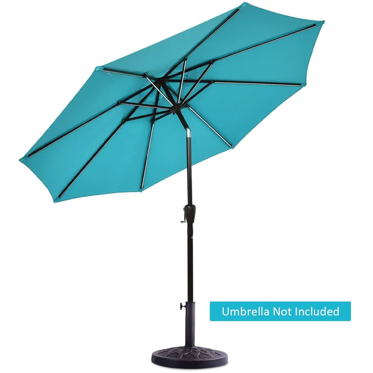 30lbs 18 Inches Heavy Duty Outdoor Patio Market Umbrella Base by DirectDeals