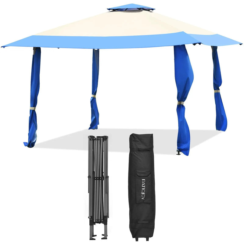13 Feet x 13 Feet Pop Up Canopy Tent Instant Outdoor Folding Canopy Shelter by DirectDeals