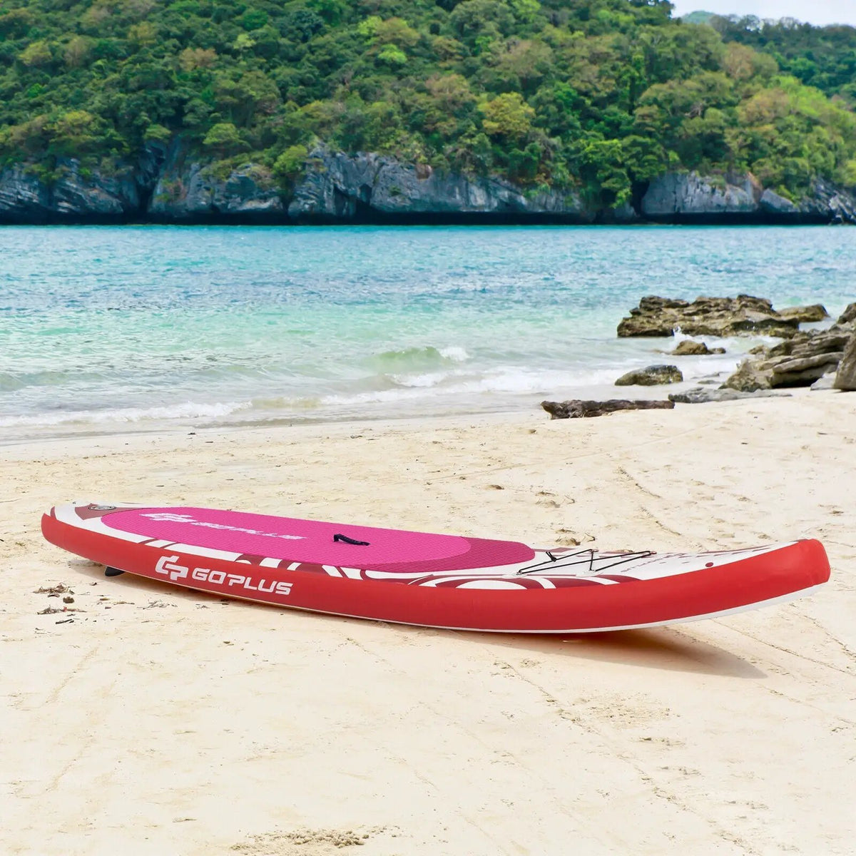 10.6 Feet Inflatable Adjustable Paddle Board with Carry Bag, photo 2 of 16