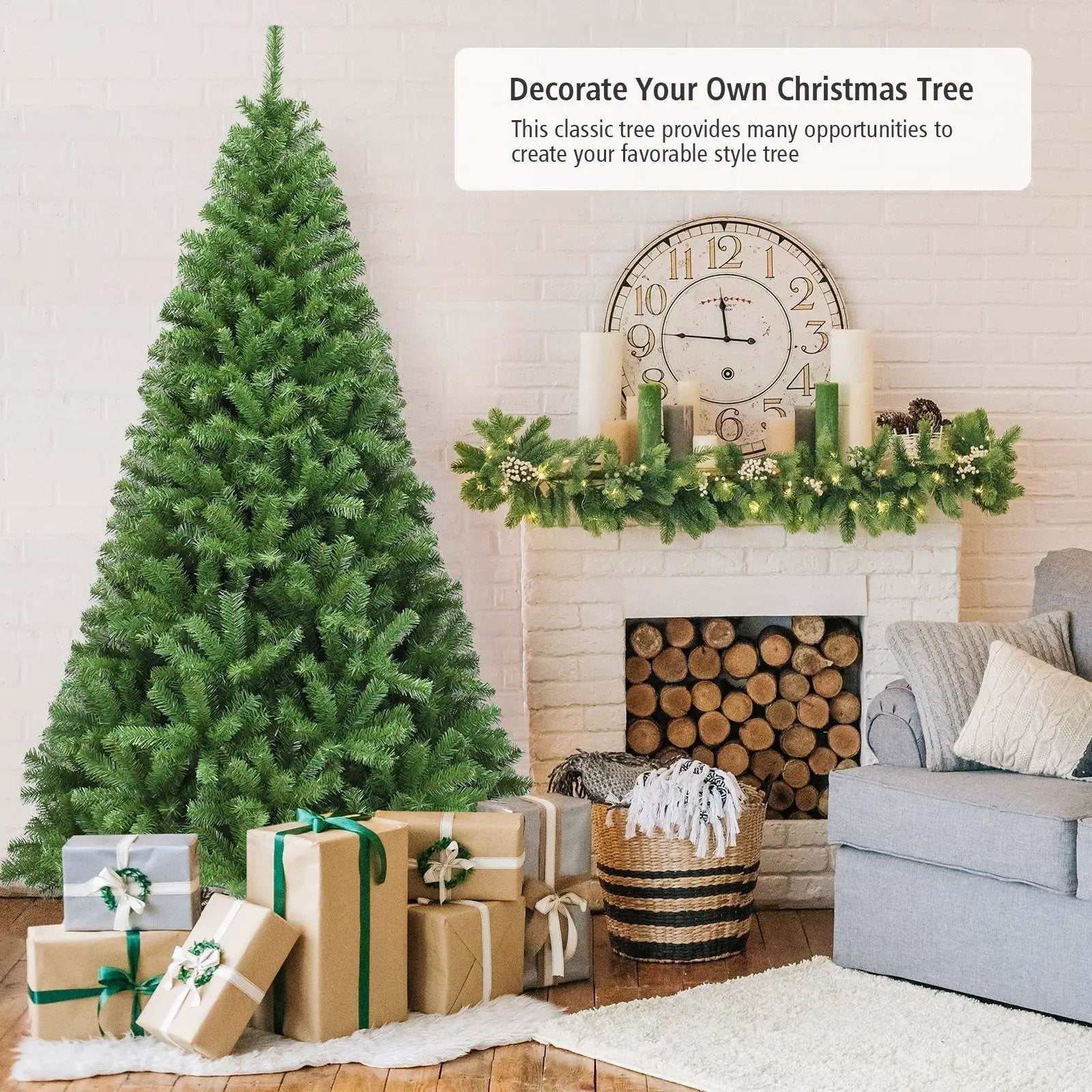 PVC Artificial Christmas Tree Premium Hinged by DirectDeals
