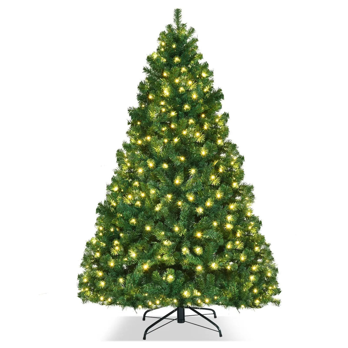 7 Feet PVC Artificial Christmas Tree with LED Lights, photo 19 of 24