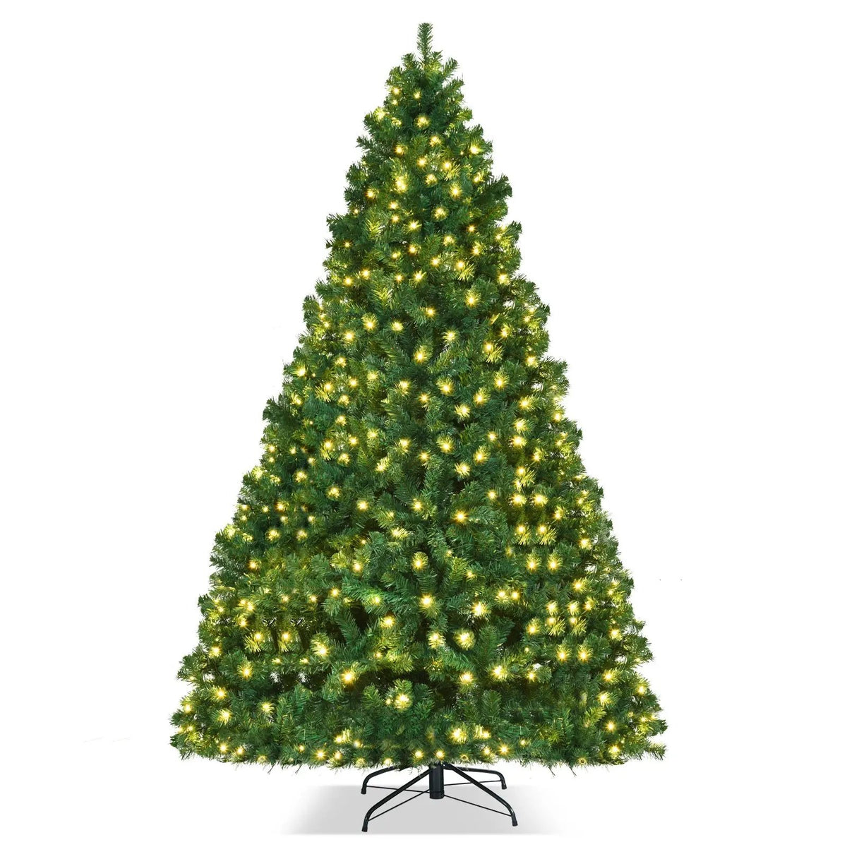 7 Feet PVC Artificial Christmas Tree with LED Lights, photo 21 of 24