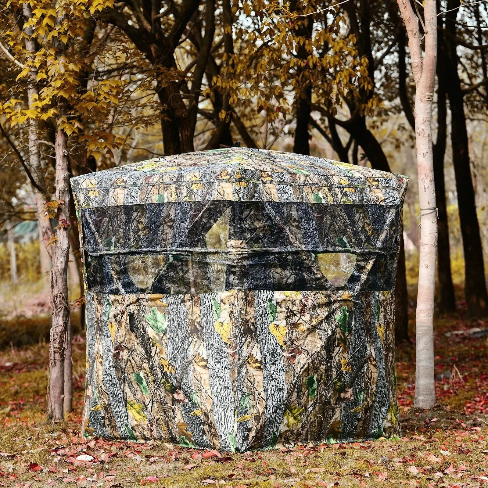3 Person Portable Surround View Tent with Slide Mesh Window by DirectDeals