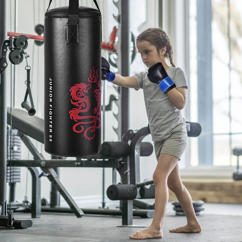 2 Feet Kids Gloves Skipping Rope Boxing Set by DirectDeals