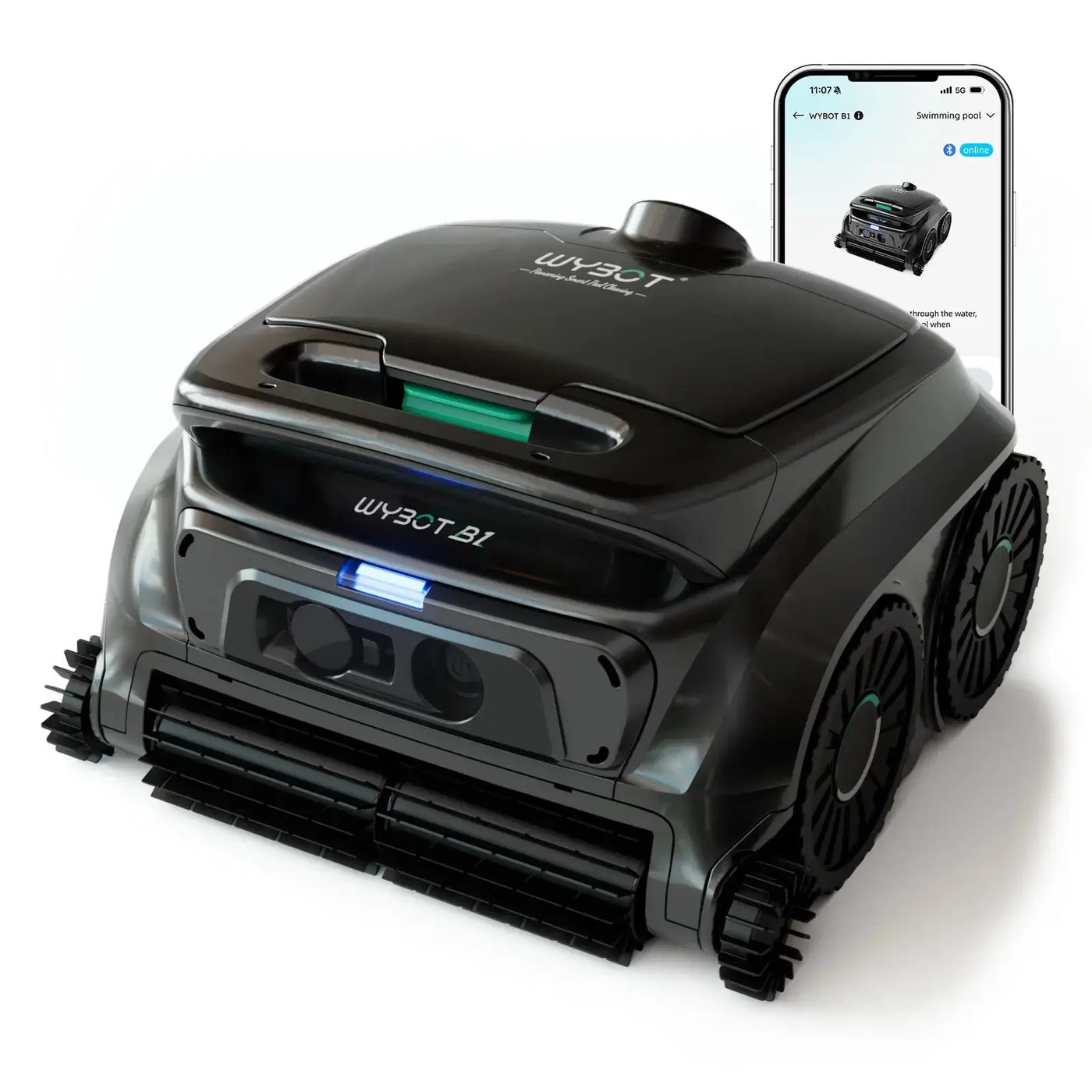 WYBOT B1 Cordless Robotic Pool Cleaner by WYBOT