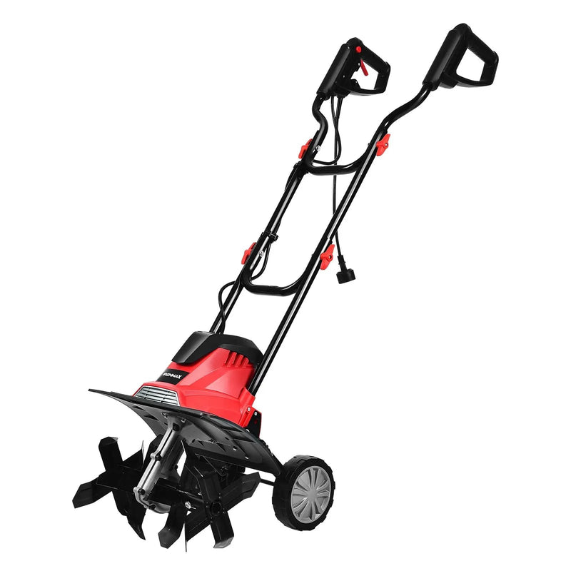 17-Inch 13.5 Amp Corded Electric Tiller and Cultivator 9-Inch Tilling Depth by DirectDeals