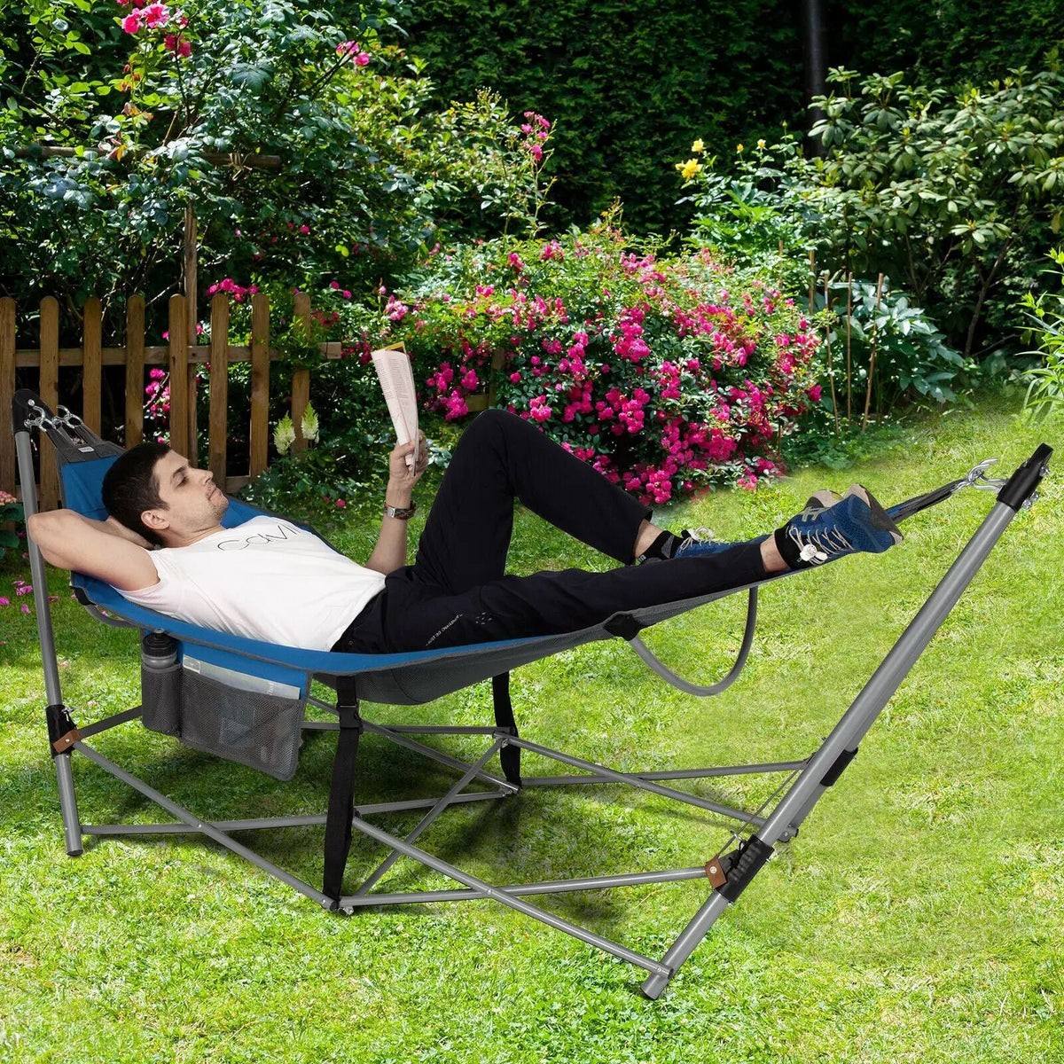 Portable Folding Hammock with Hammock Stand, photo 2 of 10