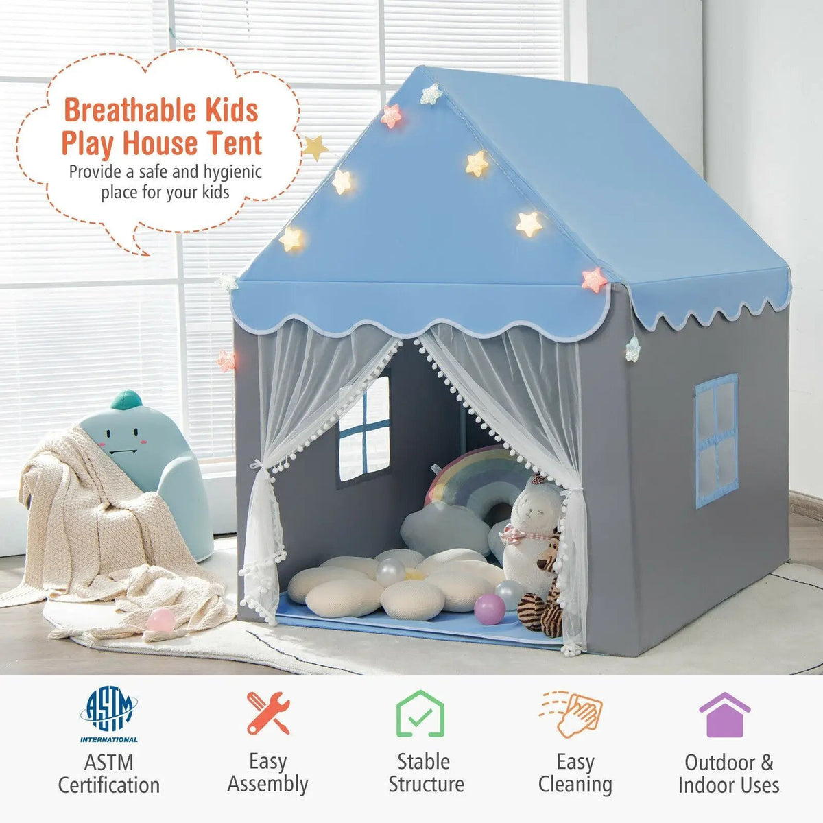 Kids Playhouse Tent with, photo 6 of 10