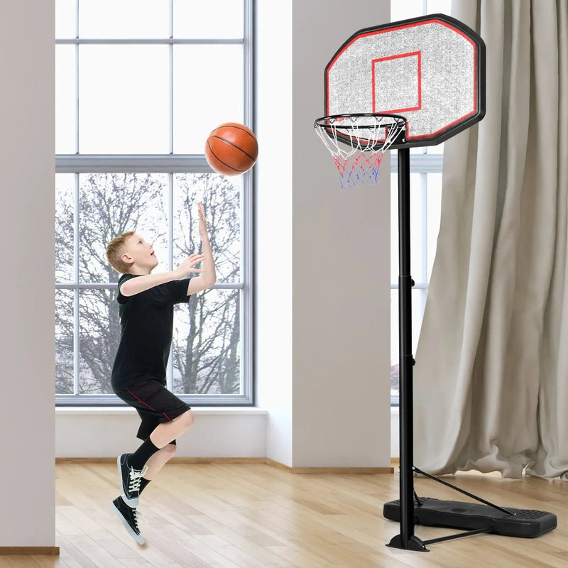 43 Inch Indoor Outdoor Height Adjustable Basketball Hoop by DirectDeals