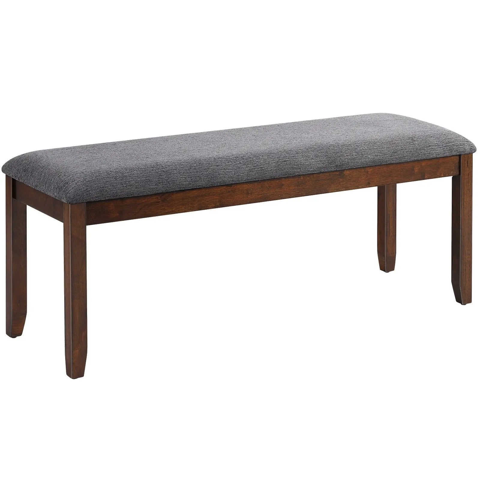 Upholstered Entryway Bench Footstool with Wood Legs by DirectDeals
