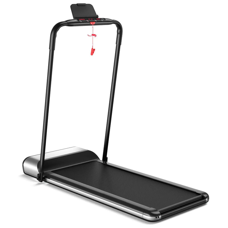 Ultra-thin Electric Folding Motorized Treadmill with LCD Monitor Low Noise by DirectDeals