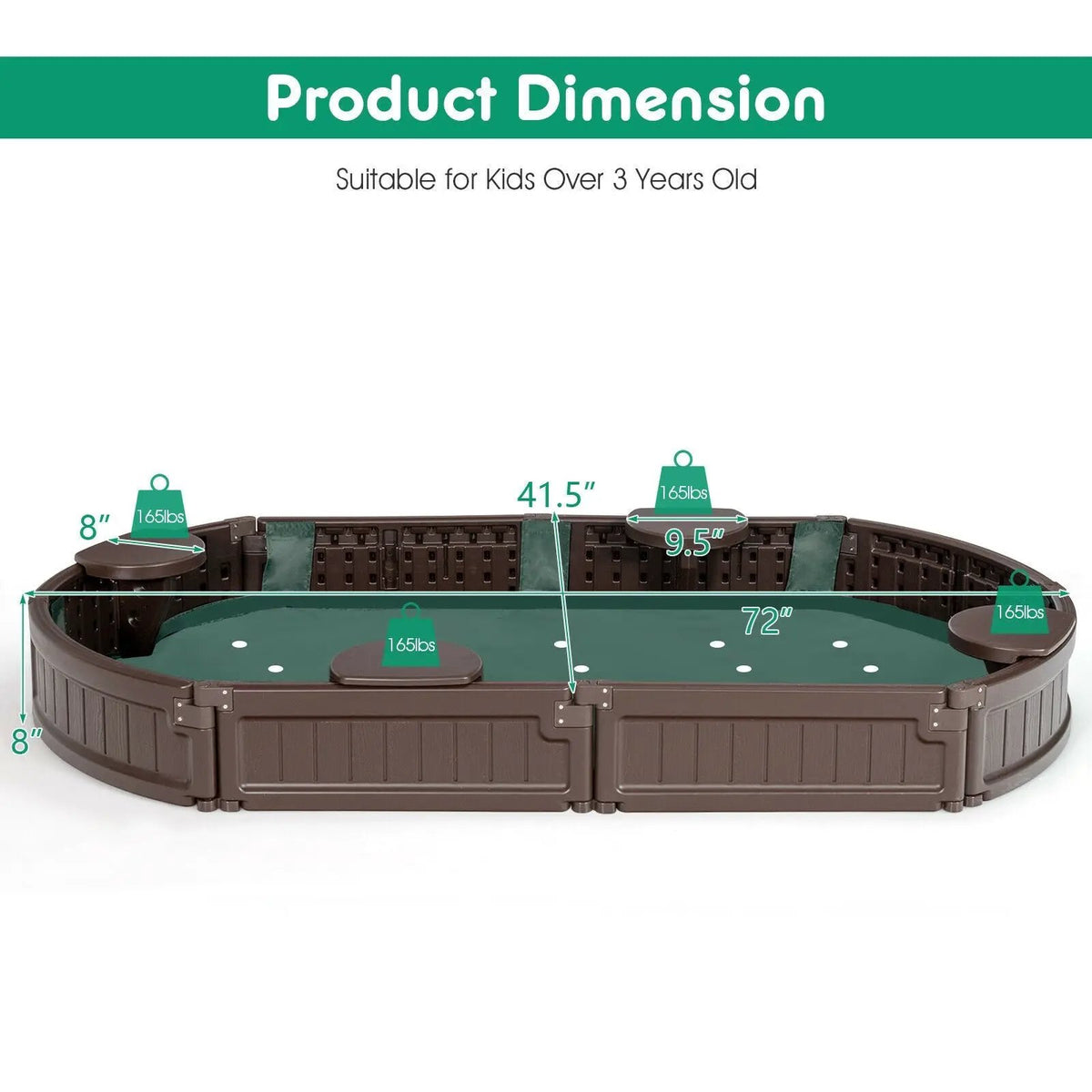 Sandbox with Built-in Corner Seat and Bottom Liner, photo 5 of 9