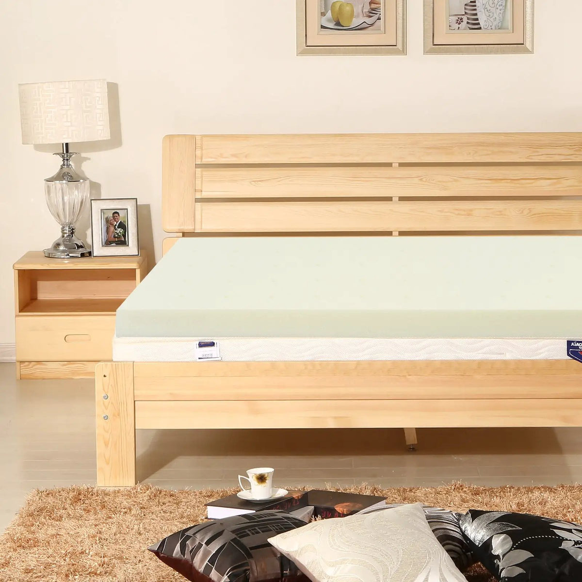 3-Inch Bed Mattress Topper Air Cotton for All Night’s Comfy Soft Mattress Pad, photo 21 of 32