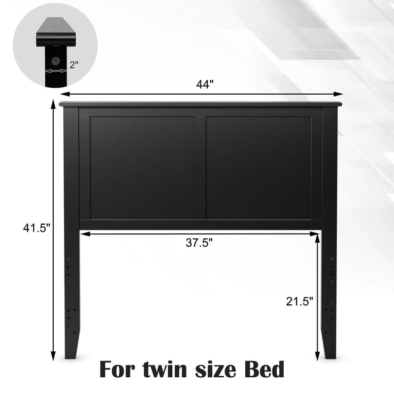 Solid Wood Flat Panel Headboard for Twin-size Bed by DirectDeals