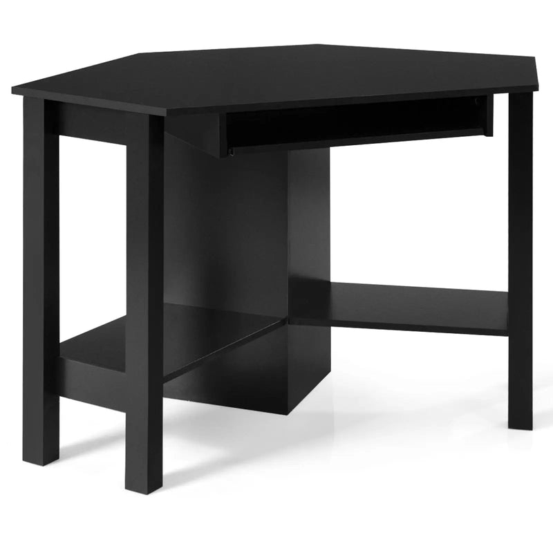 Wooden Study Computer Corner Desk with Drawer by DirectDeals