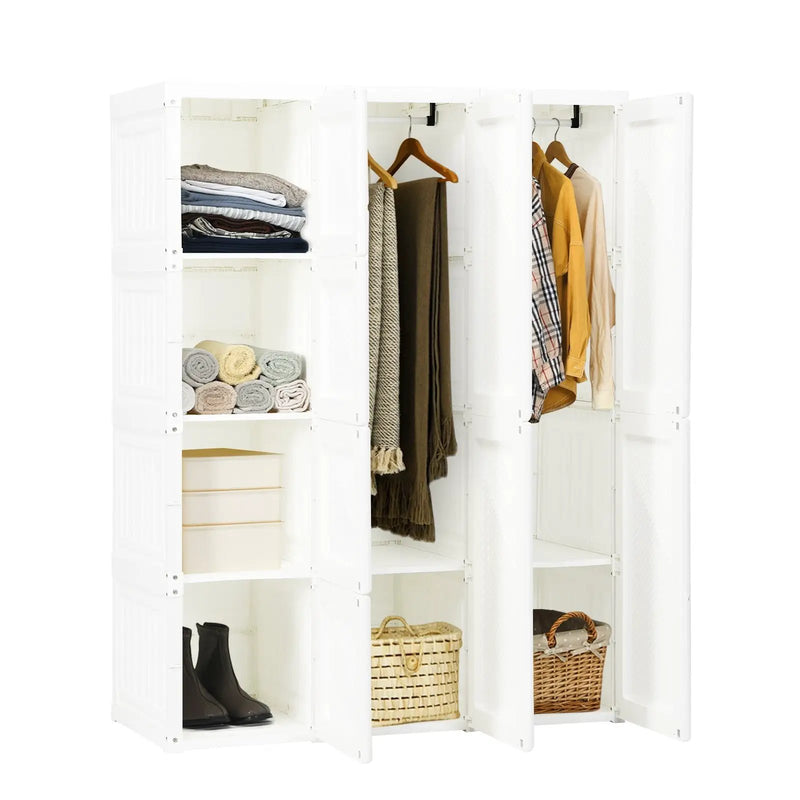 Foldable Closet Clothes Organizer with 8 Cubby Storage by DirectDeals