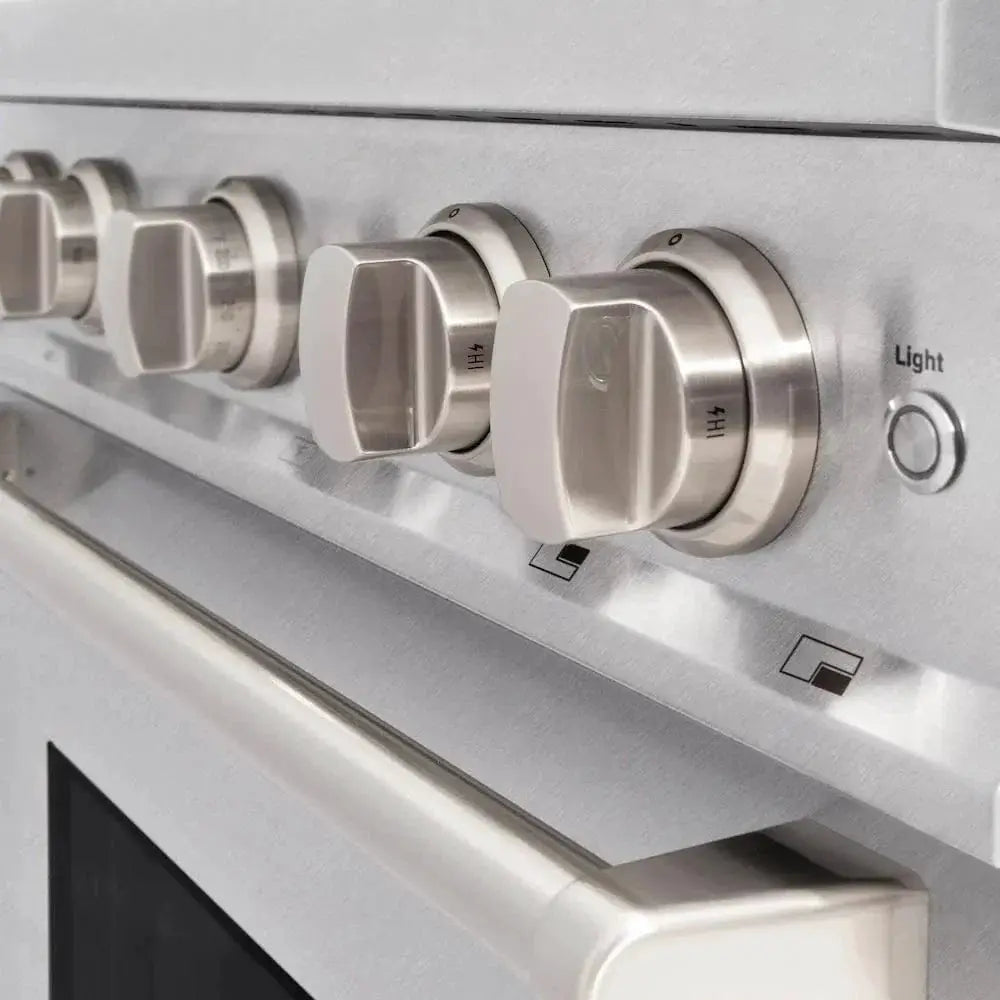 ZLINE 30" Classic Gas Range, Convection Gas Oven DuraSnow® Stainless Steel, CGRS-30 by Farmhouse Kitchen and Bath