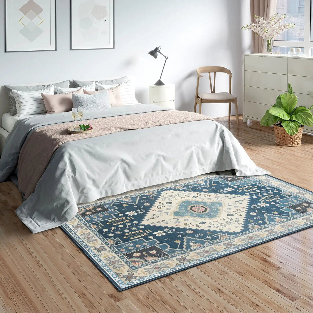 Faux Wool Fabric Area Rugs Doormat, photo 6 of 9
