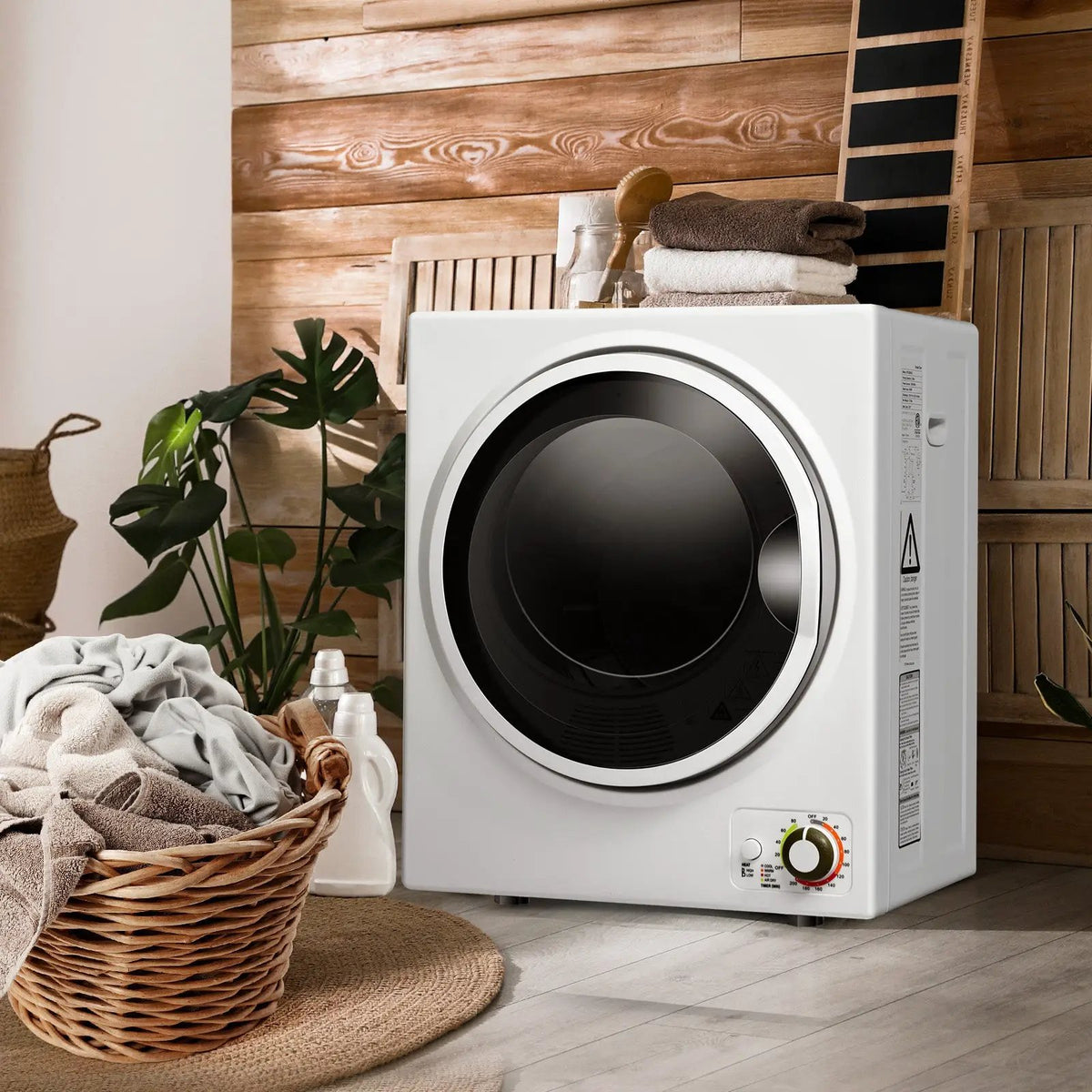 1.5 Cu .ft Clothes Dryer with with Stainless Steel Wall Mount, photo 2 of 24