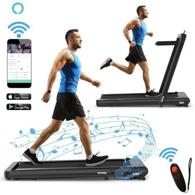 4.75HP 2 In 1 Folding Treadmill with Remote APP Control, photo 4 of 13