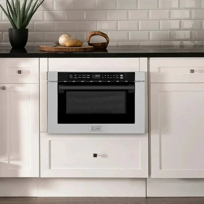 ZLINE 24" Microwave Drawer, Stainless Steel, Bronze MWDZ-1-H-MB by Farmhouse Kitchen and Bath