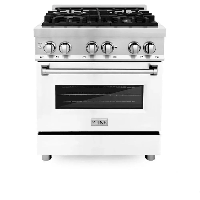 ZLINE 30" Bundle Range RA-WM-30 & Range Hood KB-30, 2KP-RAWMRH30 by Farmhouse Kitchen and Bath