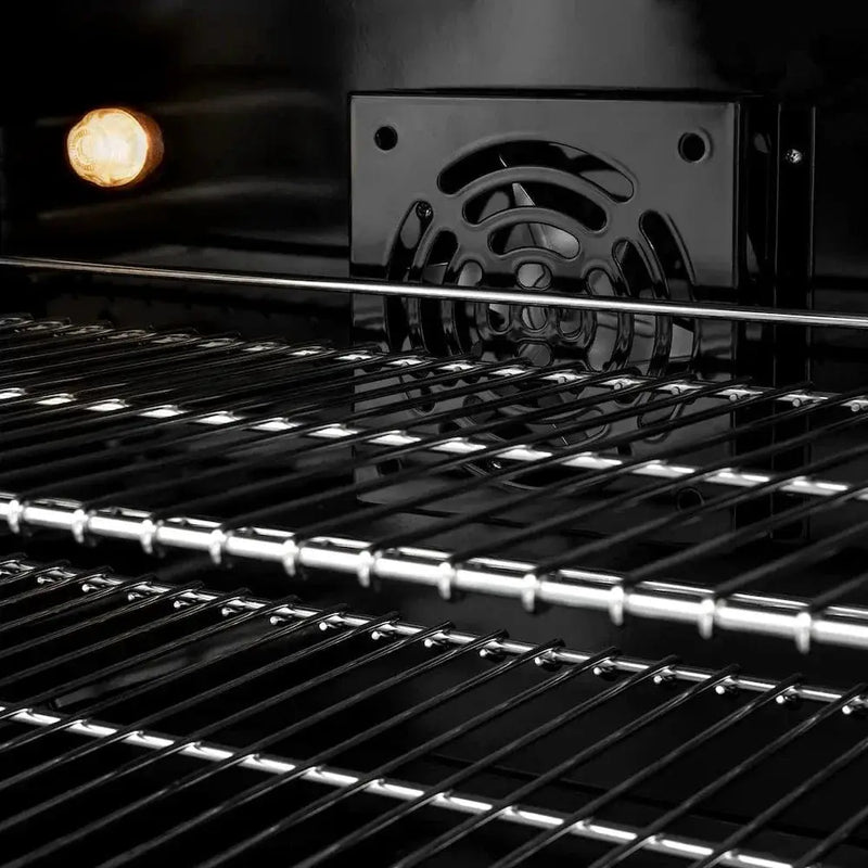 ZLINE 30" Dual Fuel Range, Gas Cooktop, Electric Convection Oven Stainless Steel, Matte Black CDRZ-30-MB by Farmhouse Kitchen and Bath