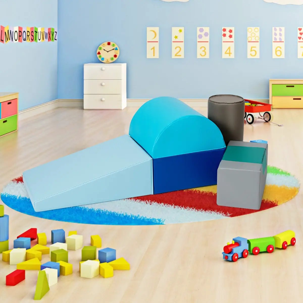 6 Piece Climb Crawl Play Set Indoor, photo 7 of 10
