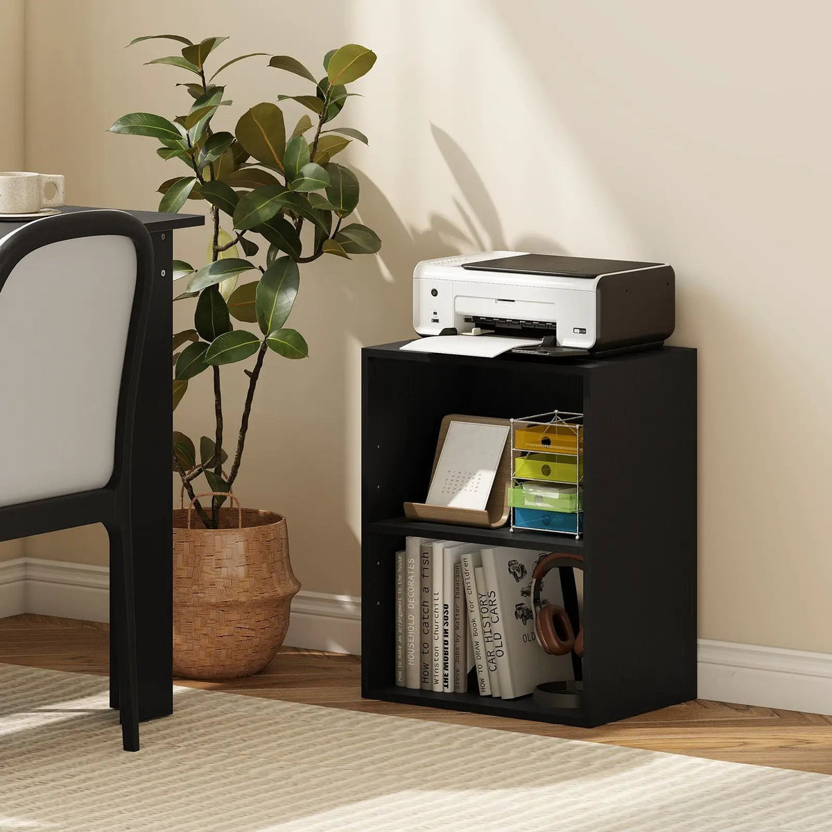2-Cube Bookcase Floor Standing Open Bookshelf with 5-Position Adjustable Shelf, photo 22 of 32
