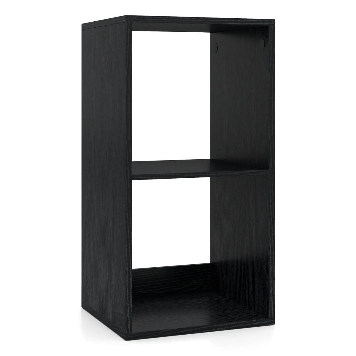 2 Cube Bookshelf with Back Guardrail for Living Room Bedroom, photo 10 of 11