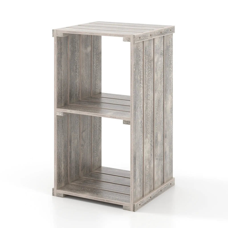2-Cube Storage Shelf with Open Back and 3-Tier Shelf by DirectDeals