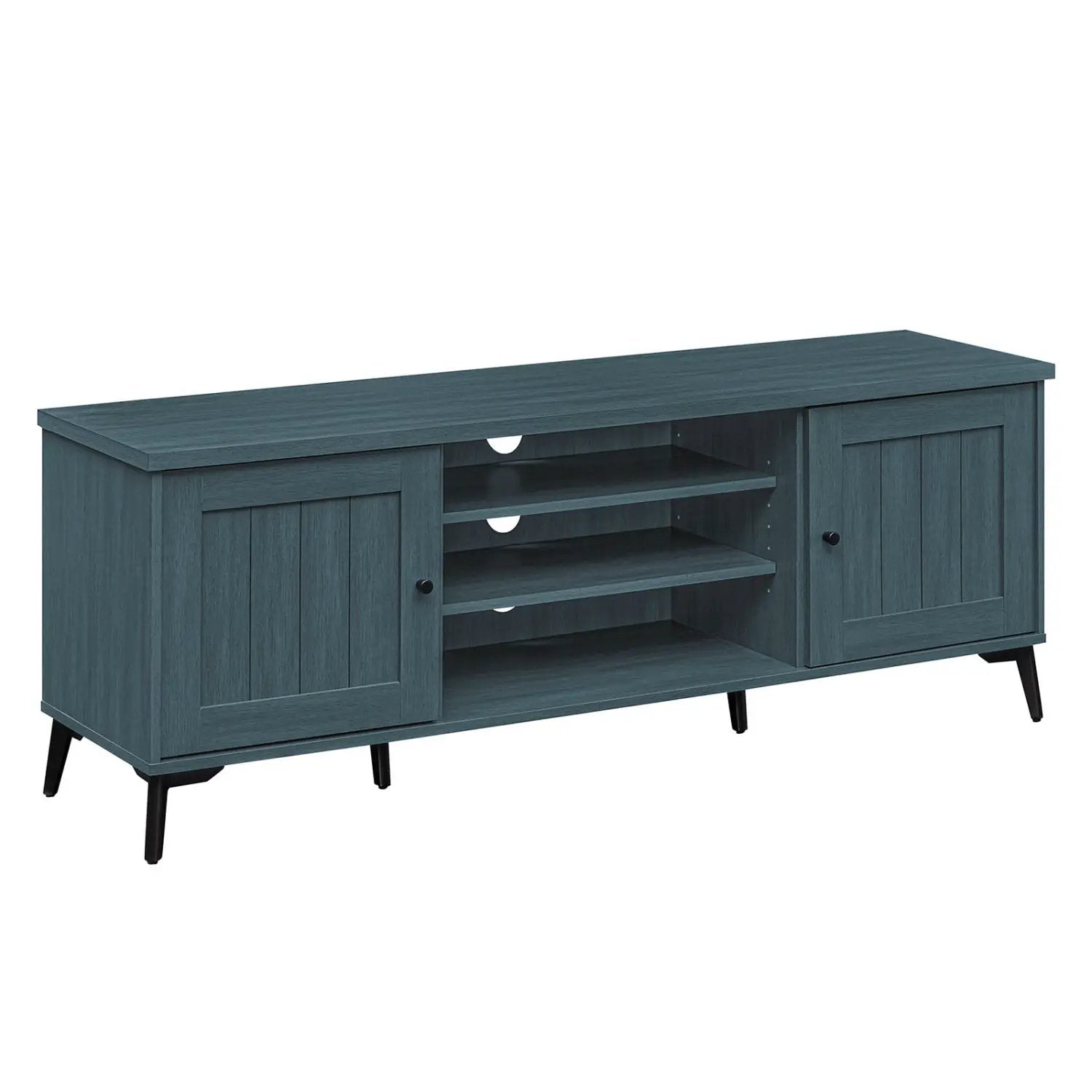 2-Door TV Stand for TVs up to 65 Inch Mid Century Modern Entertainment Center by DirectDeals