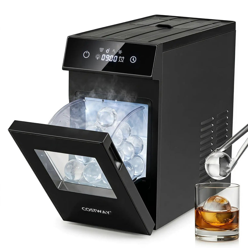 2-Inch Sphere Ice Maker with Self-Cleaning & Timer by DirectDeals
