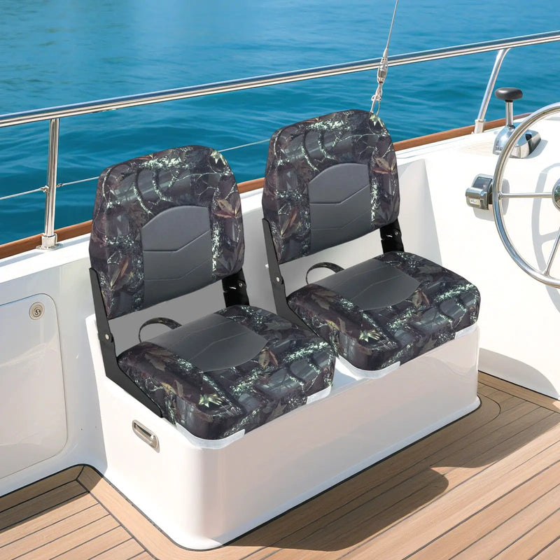 2-Pack Boat Seats with Thick Sponge Padding by DirectDeals