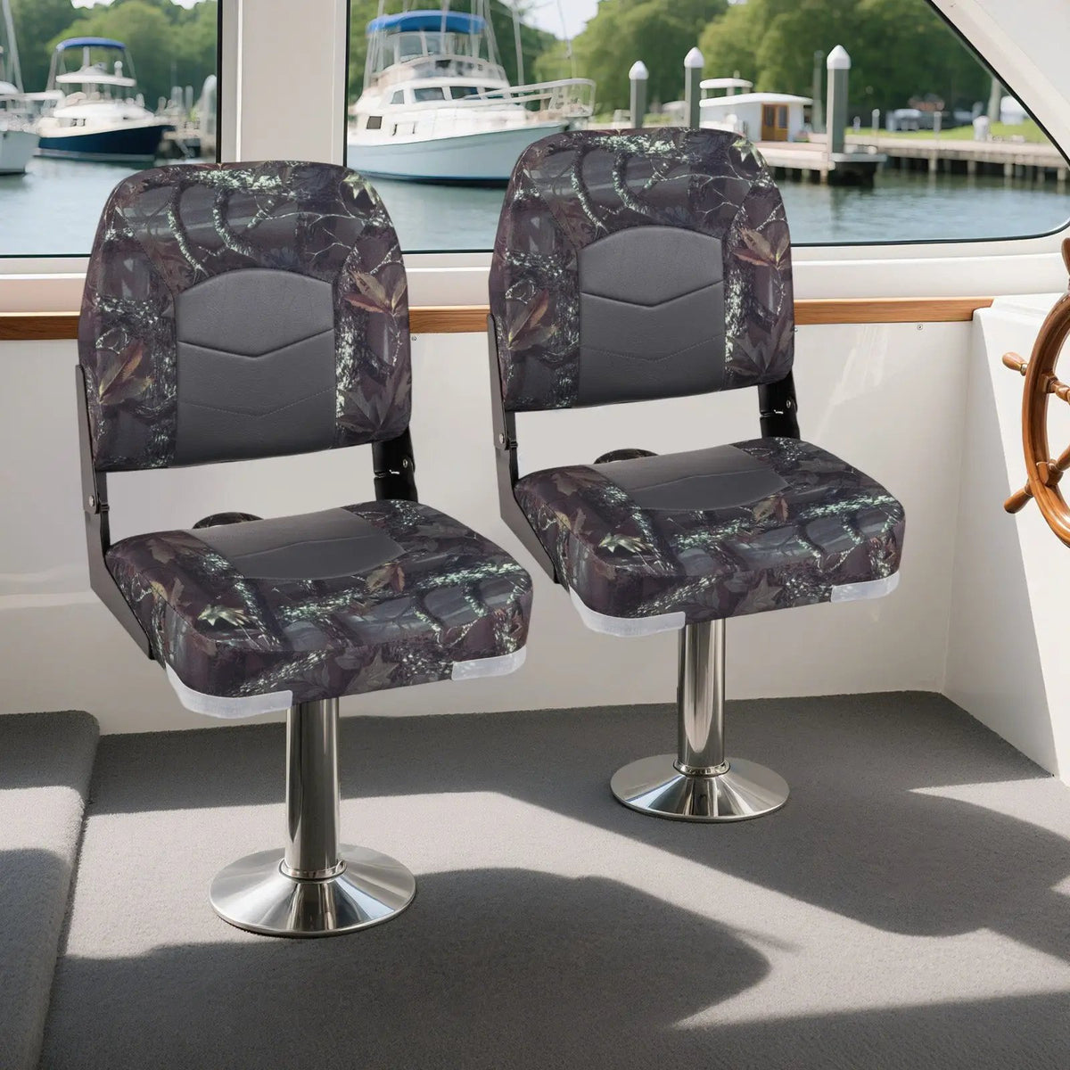 2-Pack Boat Seats with Thick Sponge Padding, photo 3 of 16