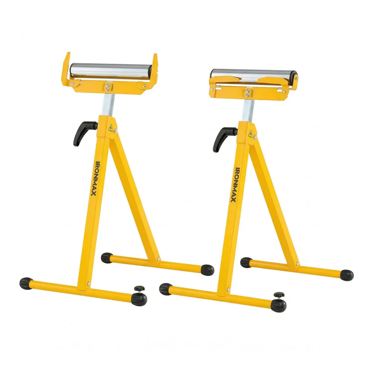 2-Pack Folding Roller Stands Portable Outfeed Supports with Adjustable Height, photo 5 of 24