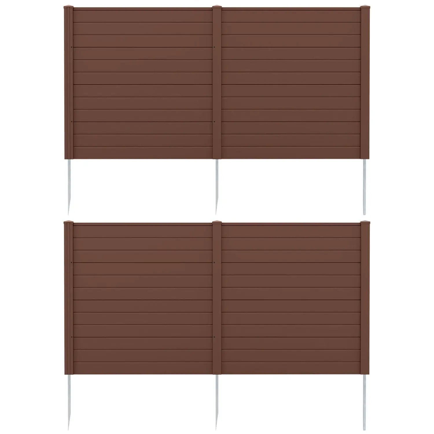 Outdoor Privacy Screen Panels 48x48 Inch 2-Panel Set by DirectDeals