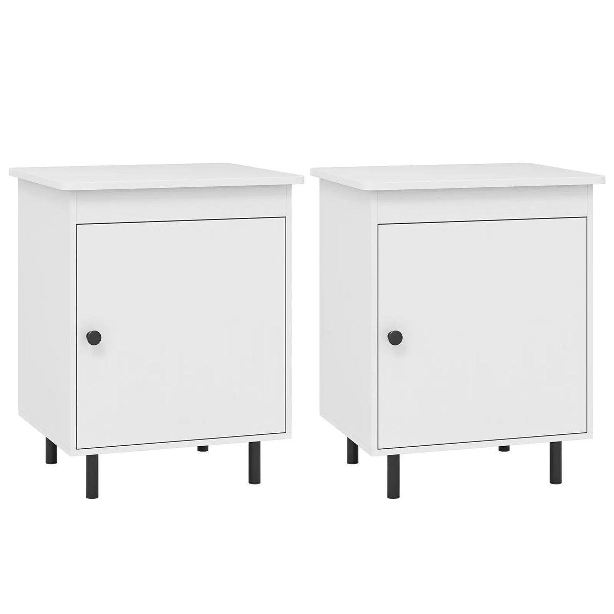 Nightstand Mid Century End Tables with Door, photo 11 of 16