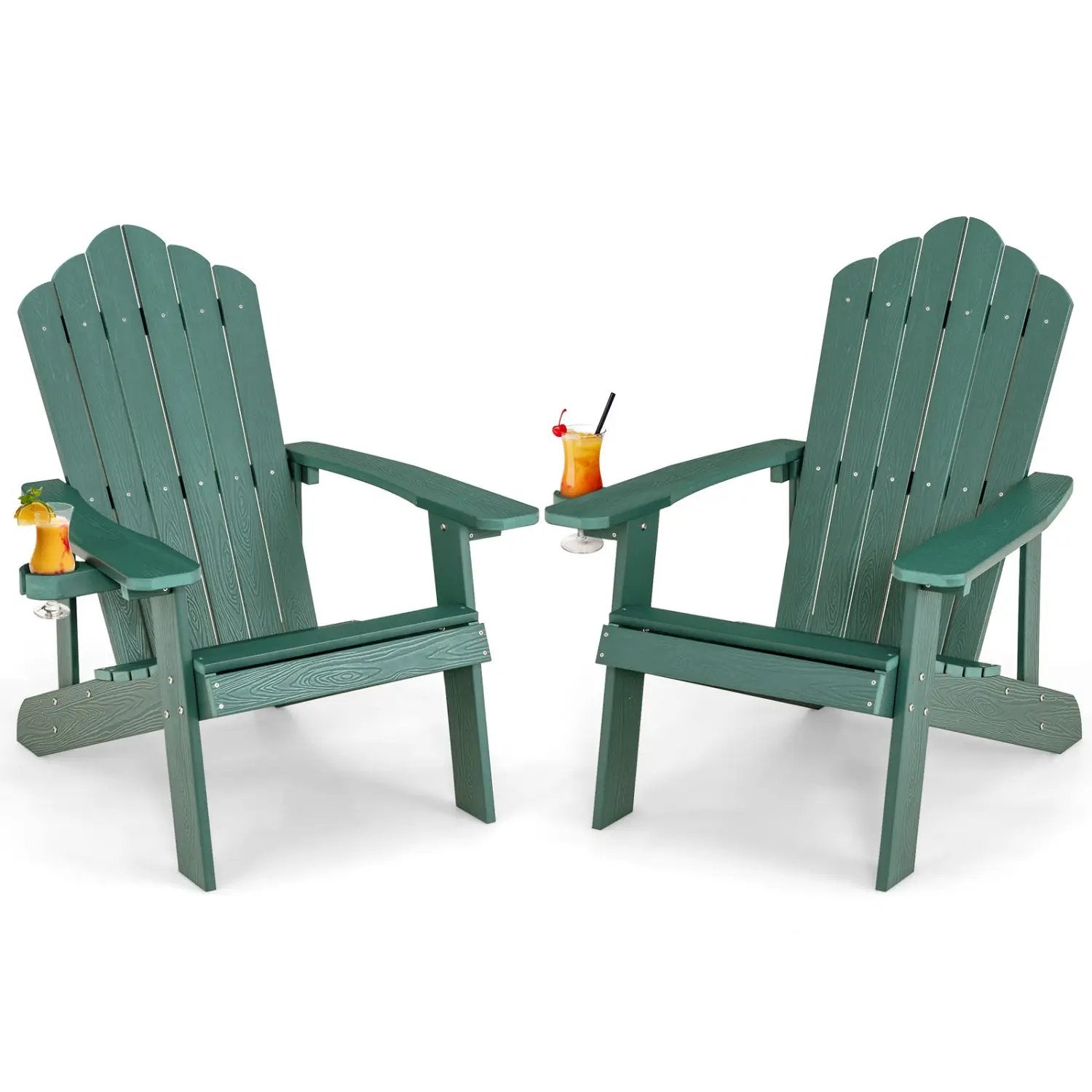 Adirondack Chair Set - Adult & Kids Pair for Patio by DirectDeals