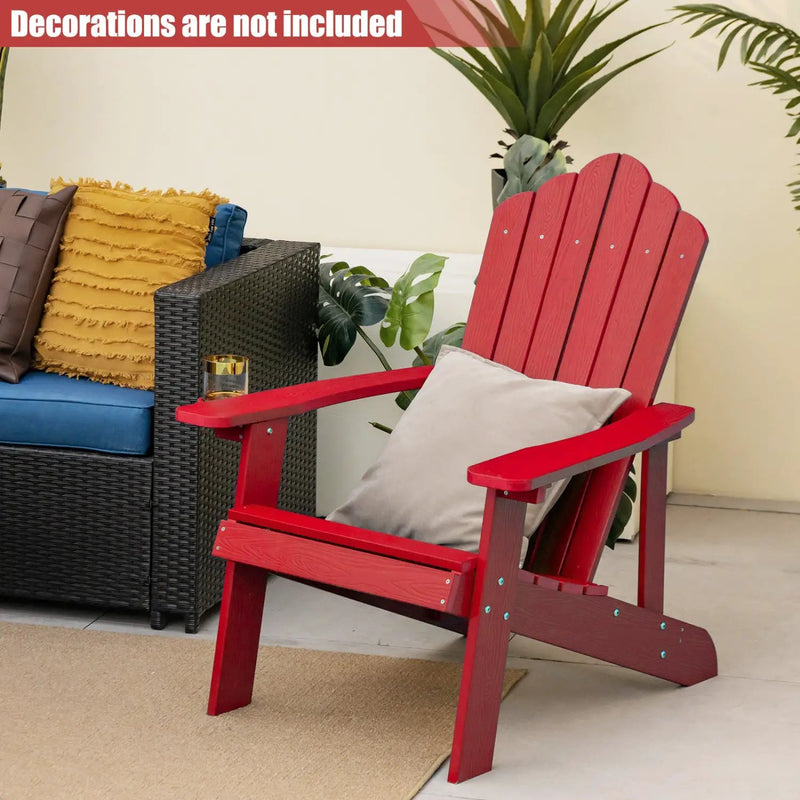 Adirondack Chair Set - Adult & Kids Pair for Patio by DirectDeals