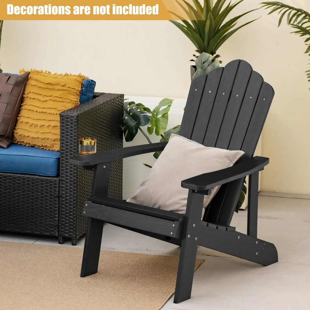Adirondack Chair Set - Adult & Kids Pair for Patio, photo 22 of 56